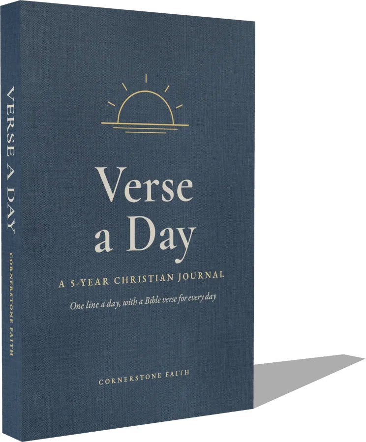 Verse a Day, A 5-Year Christian Journal, One Line a Day, with a Bible Verse for Every Day