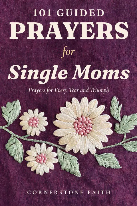Cover of 101 Guided Prayers for Single Moms